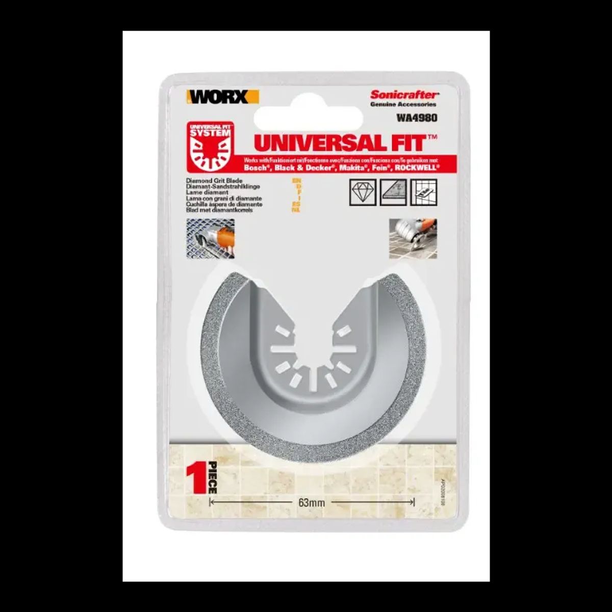 Worx Diamond-coated segment sawblade