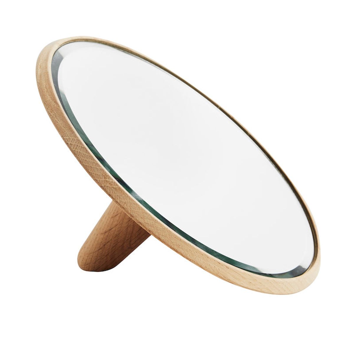 WOUD Mirror Barb i træ - Ø26 cm