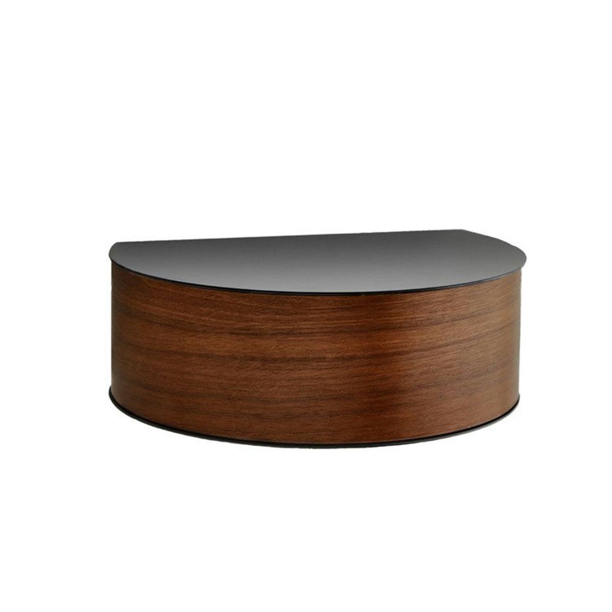 Woud Wallie Skuffemodul Walnut/Black (RAL 9011)