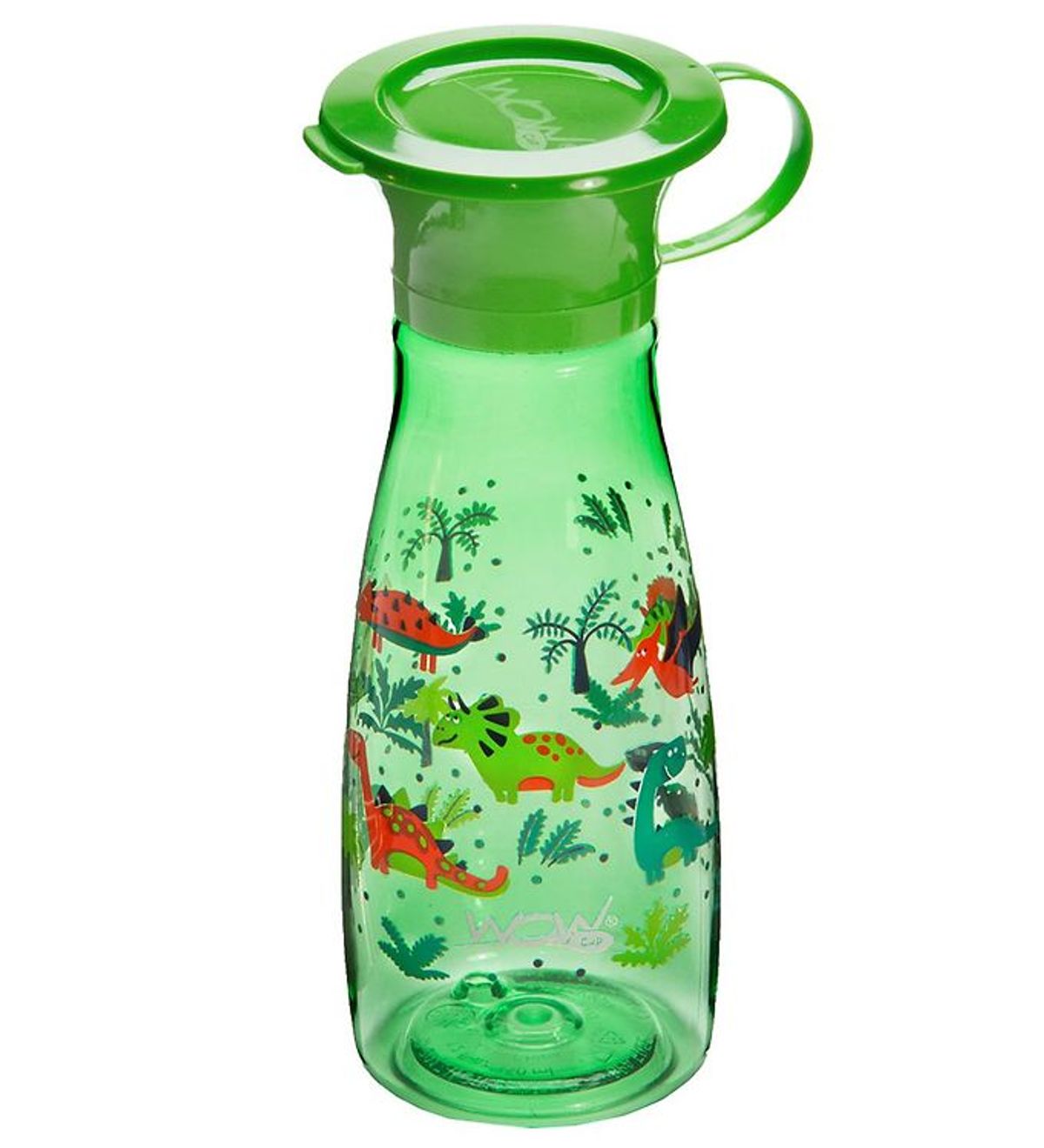 Wow Cup Drikkedunk - Mini - 350 ml - Grøn m. Dinosaur