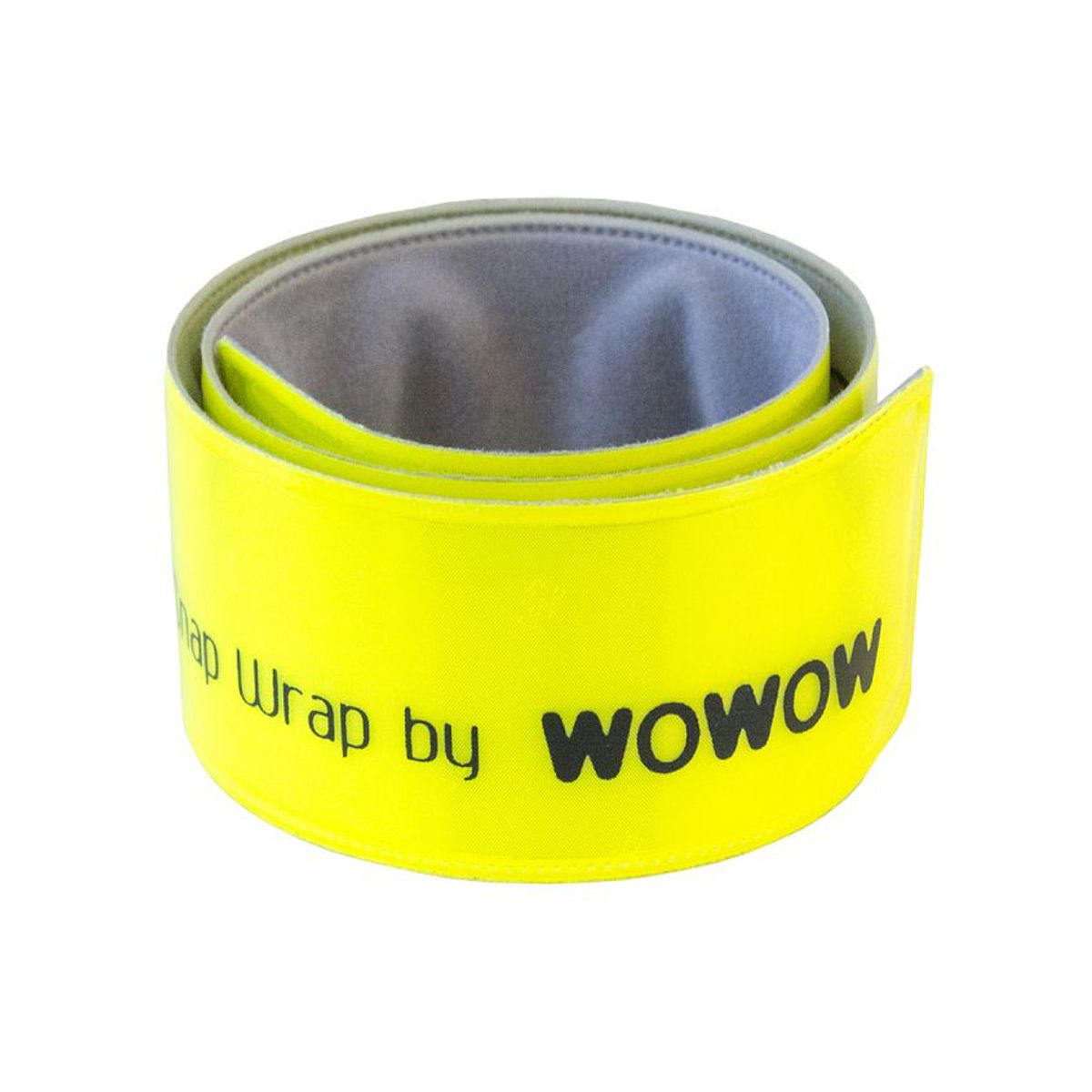 WOWOW Snap Wrap - Refleksbånd - Neongul - 40 x 3 cm