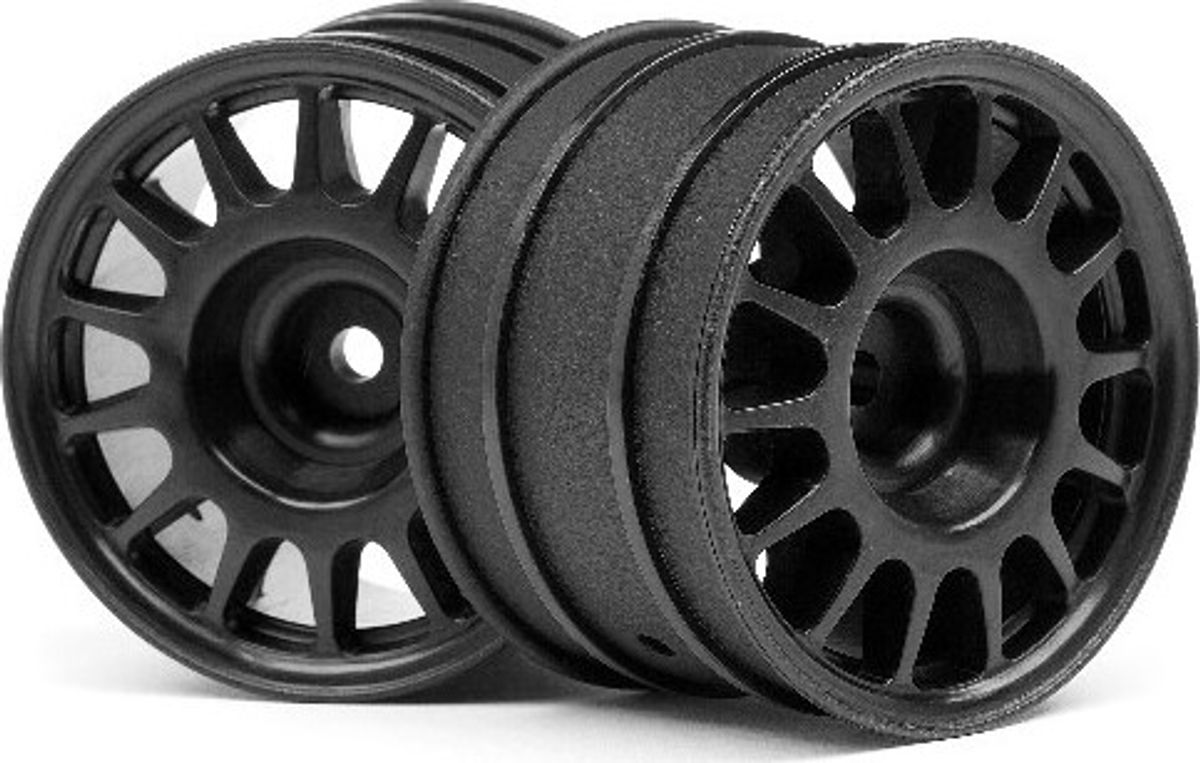 Wr8 Rally Off-road Wheel Black (48x33mm/2pcs) - Hp107970 - Hpi Racing