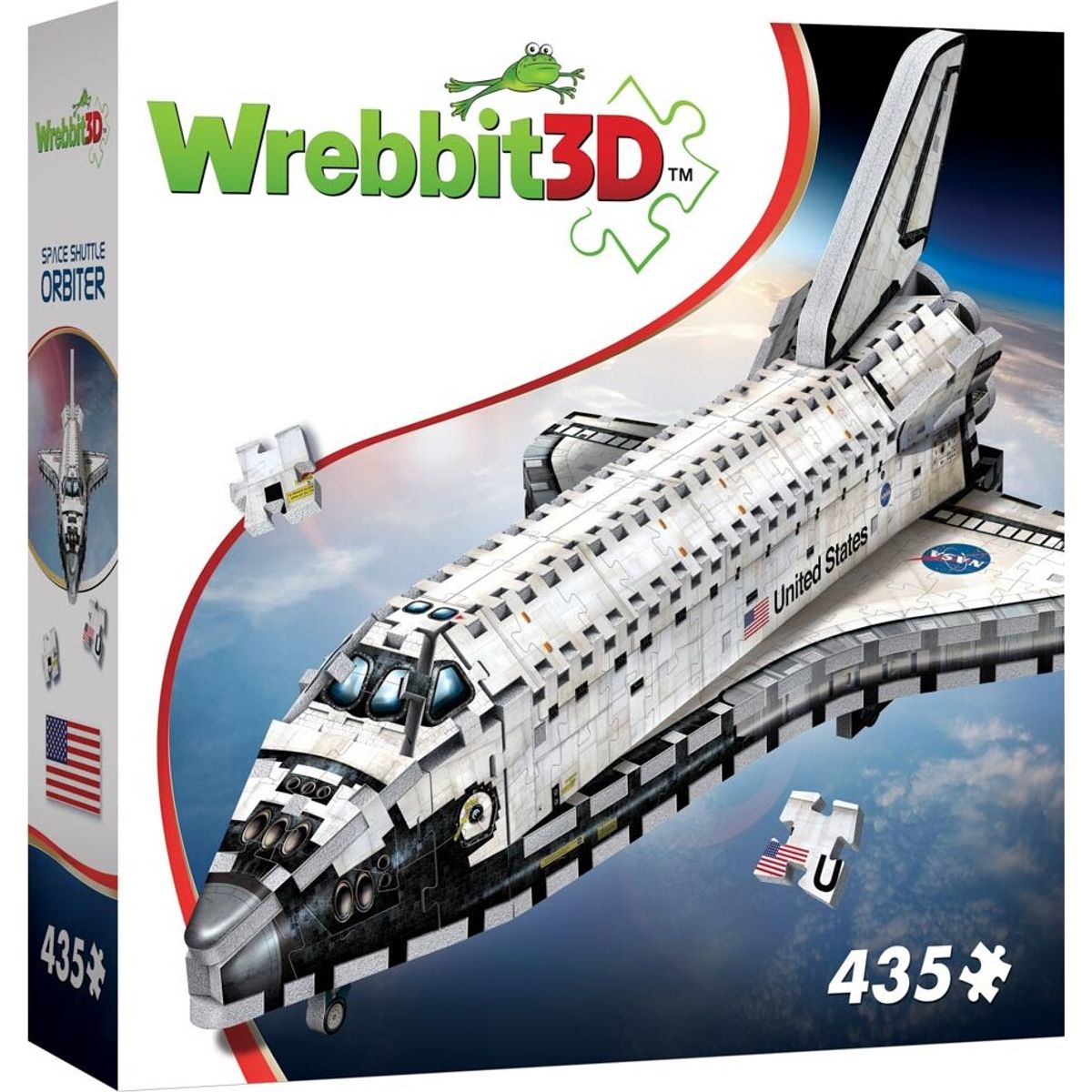 Wrebbit 3d Puzzle - Space Shuttle Orbiter (40970047)