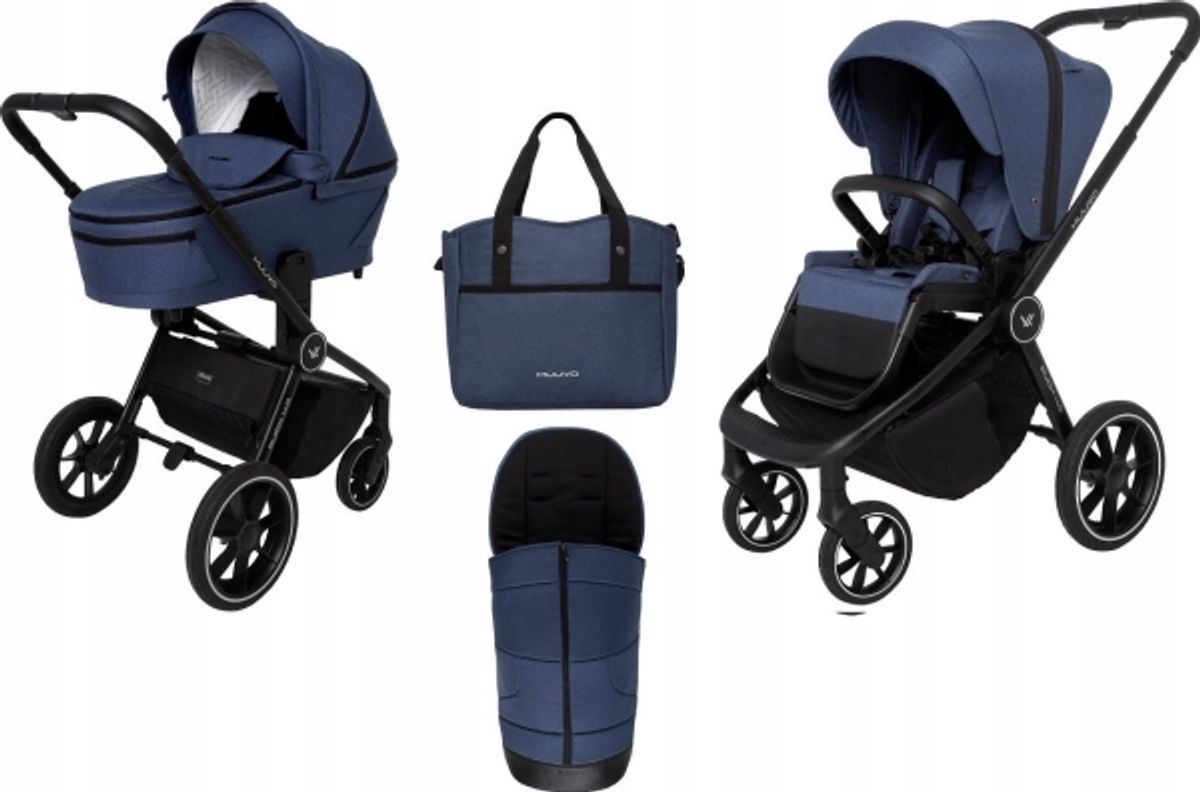 Wózek Muuvo Muuvo Quick 4.0 Stroller Azure Blue 2In1 Set