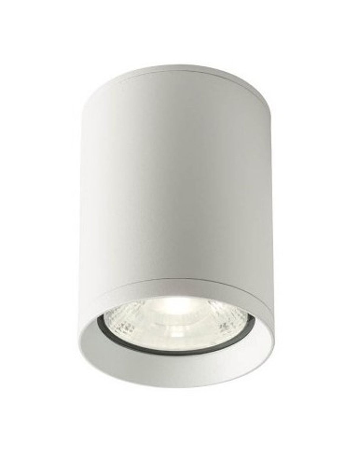 XILO påbygningsspot i aluminium og glas Ø8 cm 1 x 9W COB LED - Mat hvid