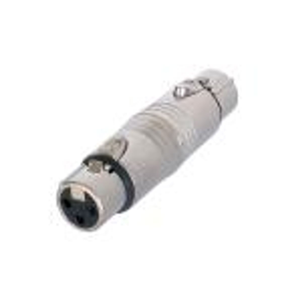 Xlr Adapter XLR 3-Pin Hun - XLR 3-Pin Hun Sølv