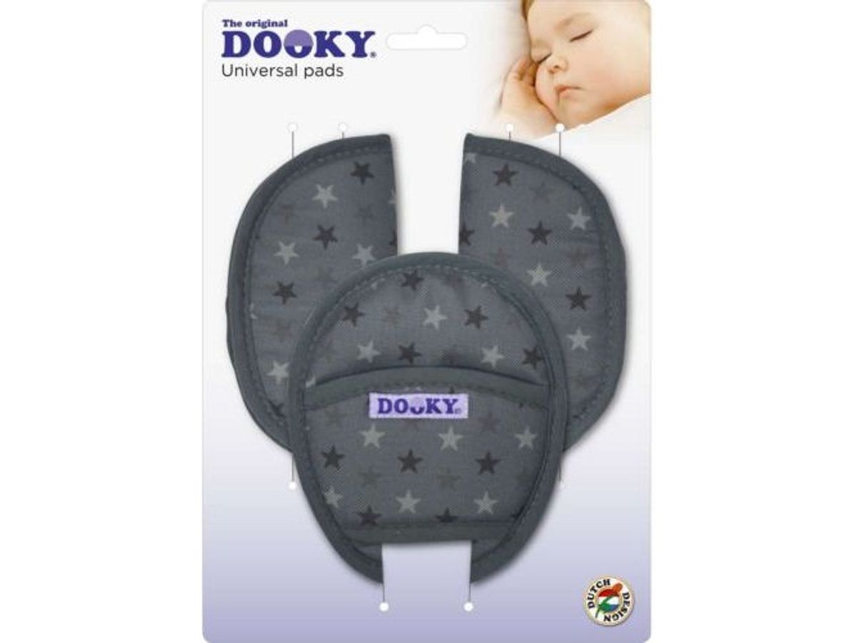 Xplorys Dooky Universal Belt Pads - Grå Stjerner (T-Xp-126922)