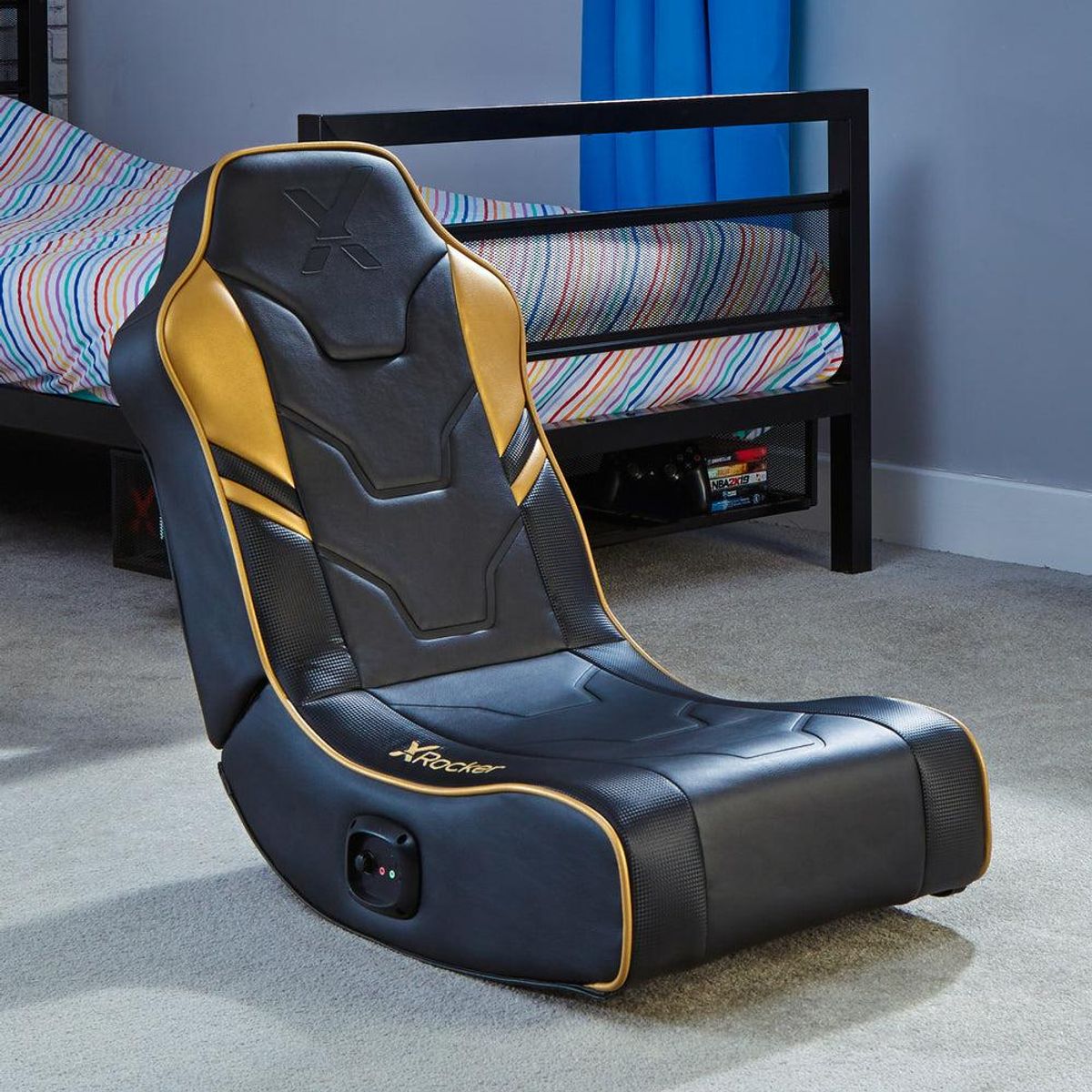 XROCKER SHADOW 2.0 FLOOR ROCKER - BLACK/GOLD