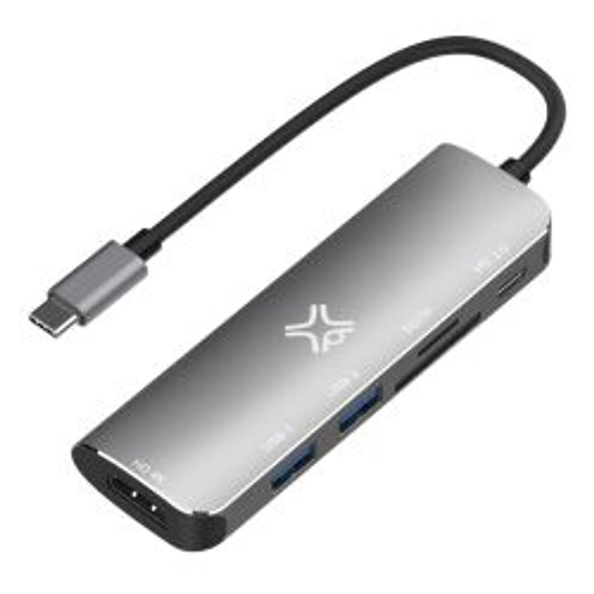 Xtrememac Hub Usb-c, 6 Ports (hdmi, Sd/msd Cards, 2*usb-a, Usb-c Pd) - Tilbehør til computer