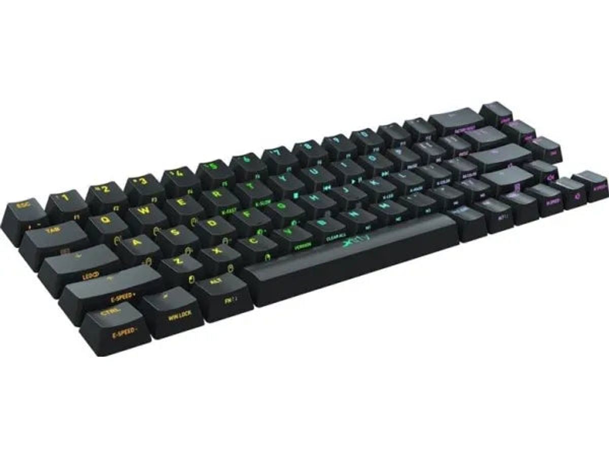 Xtrfy K5 Compact, Base Keycaps, Sort, Nordic