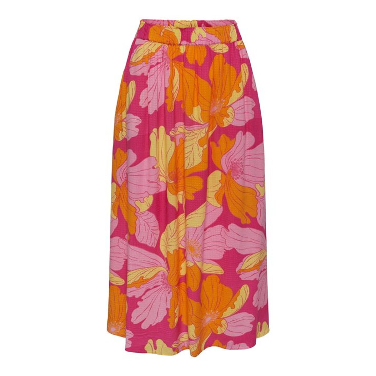 Y.A.S - Filippa Hw Ankle Skirt - Fuchsia