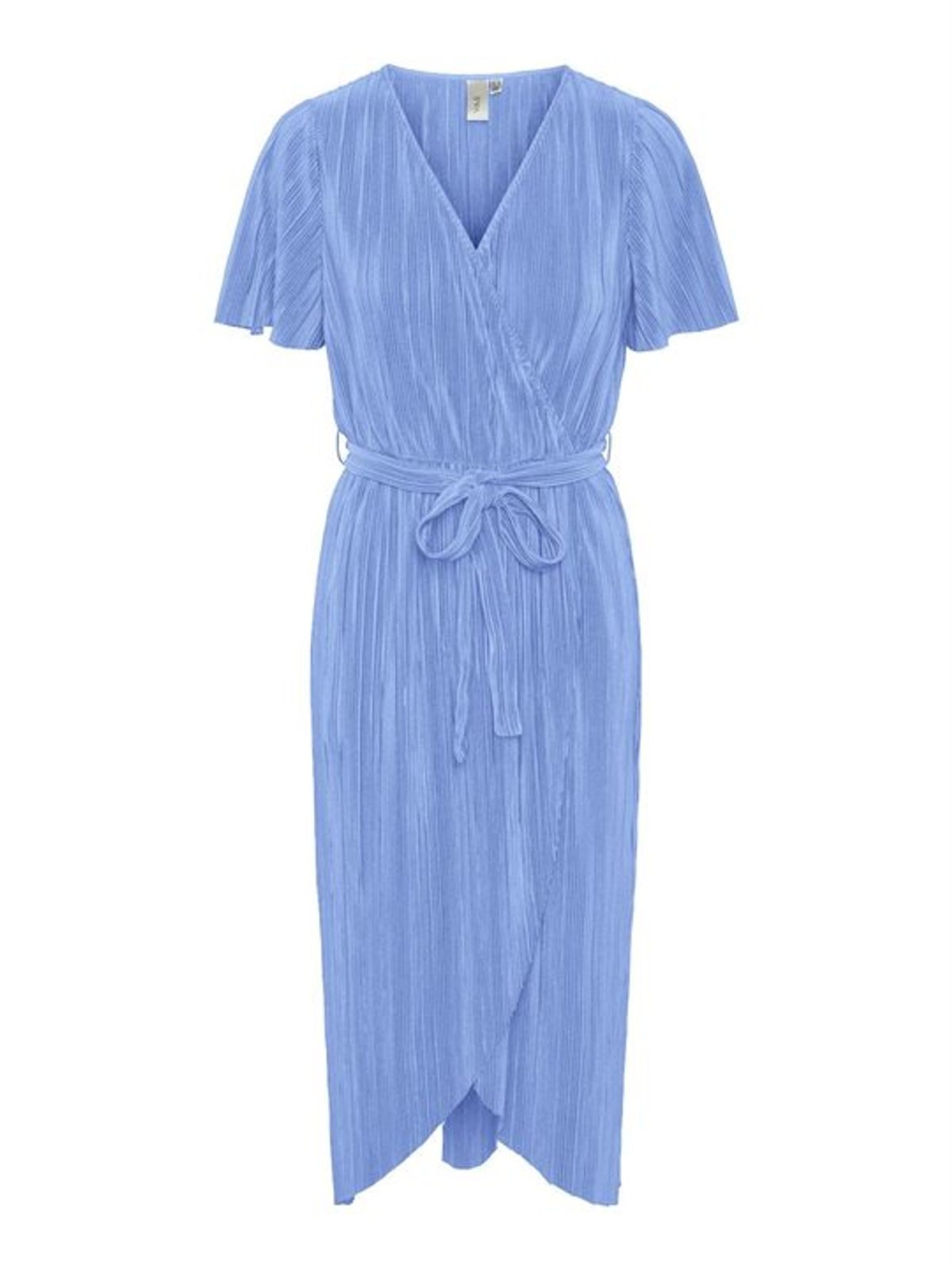 Y.A.S - Olinda SS Midi Wrap Dress - Ashleigh Blue