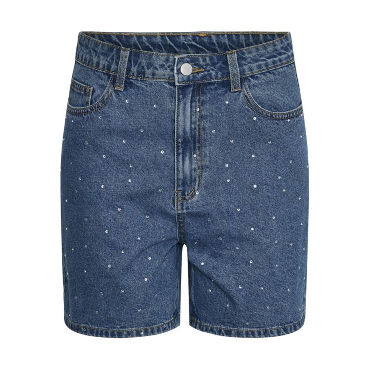 Y.A.S - Risto HMW Denim Shorts - Medium Blue