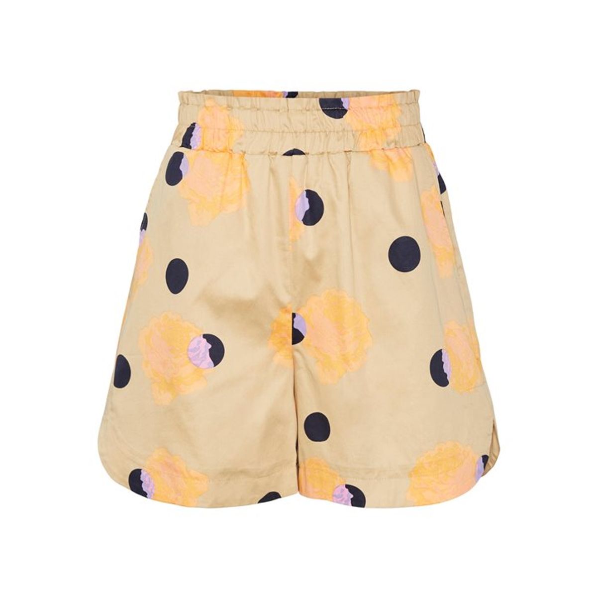 Y.A.S - Roxanne HW Shorts - Sand Orange