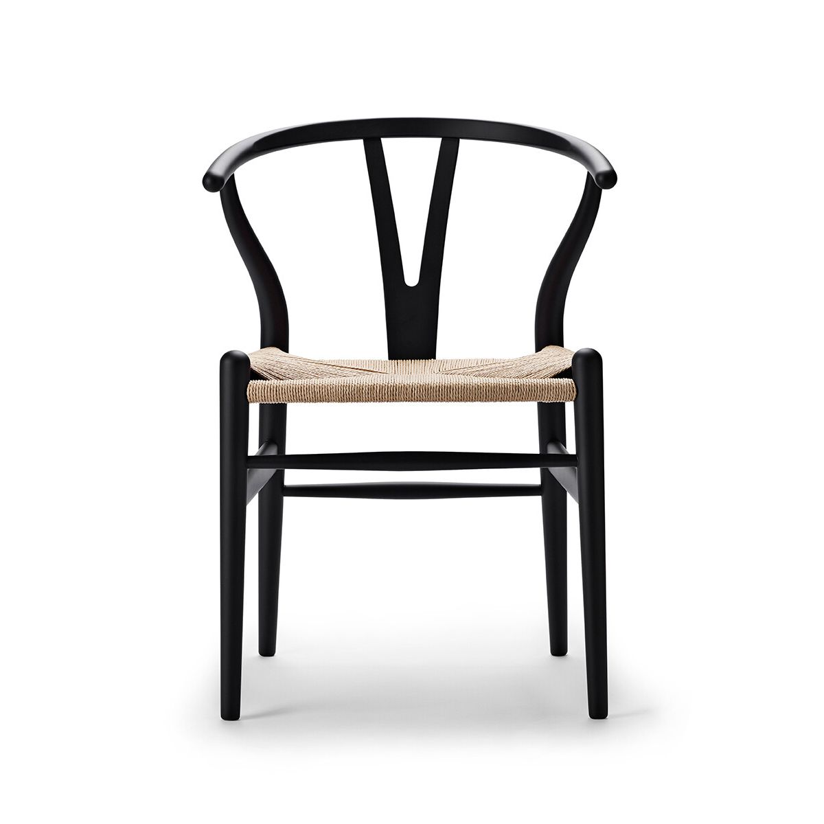 Y-stol CH24 Soft Black af Hans J. Wegner