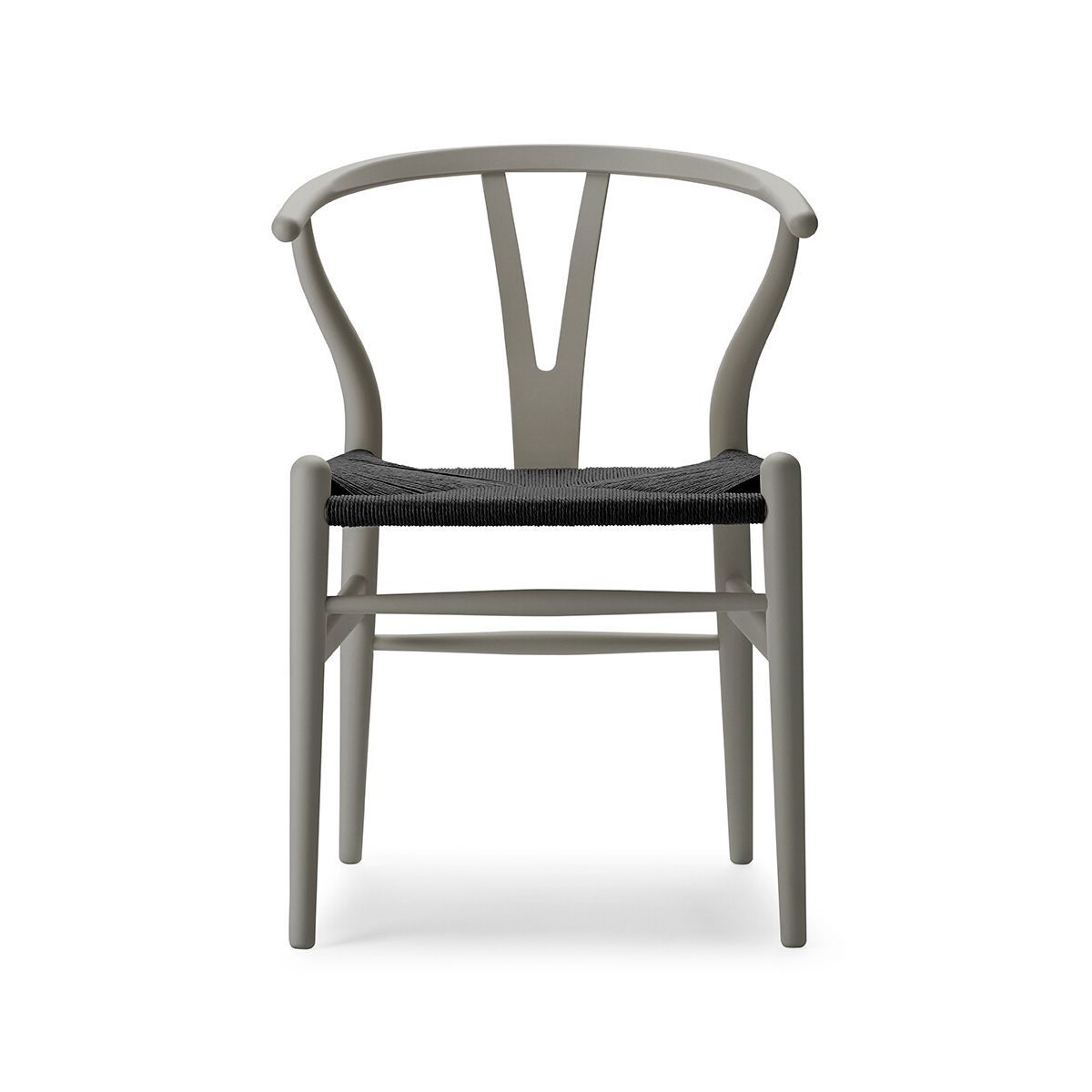 Y-stol CH24 Soft Clay med sort flet af Hans J. Wegner