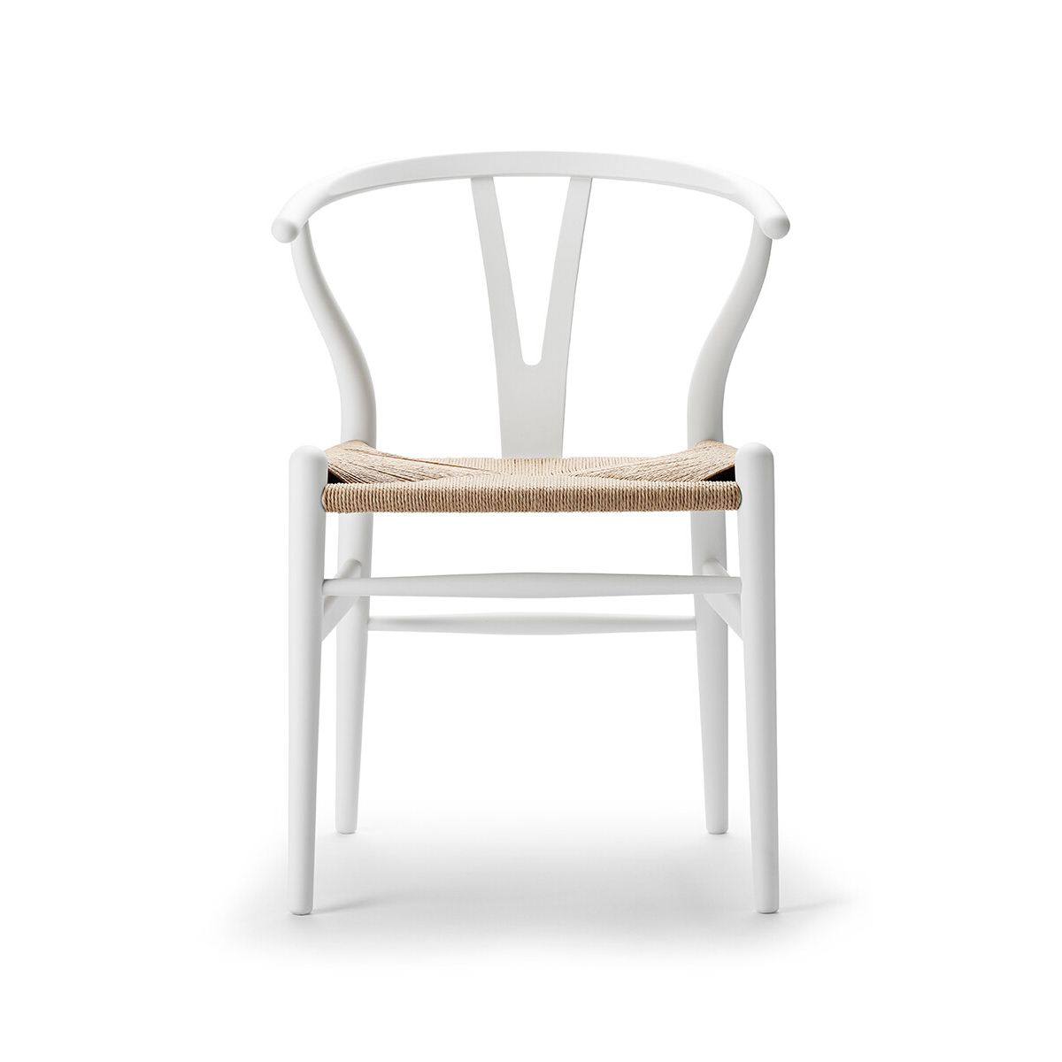 Y-stol CH24 Soft Natural White af Hans J. Wegner