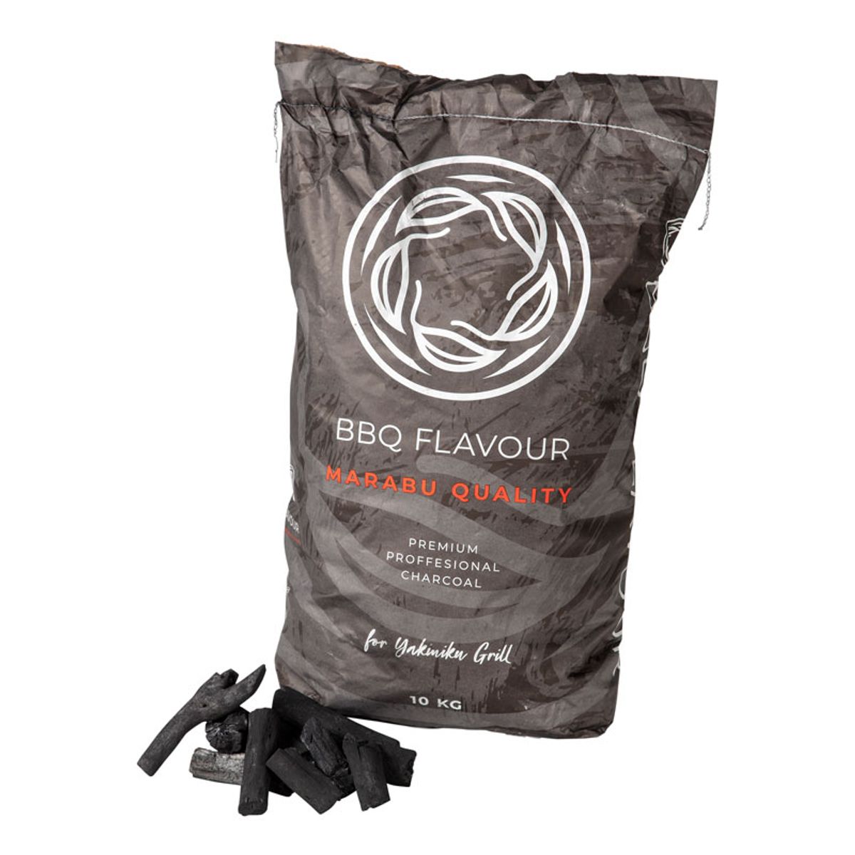 Yakiniku BBQ Flavour Trækul MarabÃº 5 kg - 3 sække