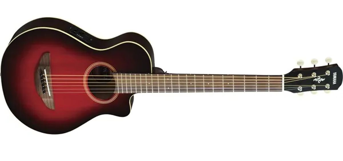 Yamaha APX T2 Western Guitar (Dark Red Burst)