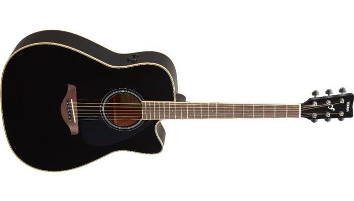 Yamaha FGC-TA TransAcoustic Western Guitar (Sort)