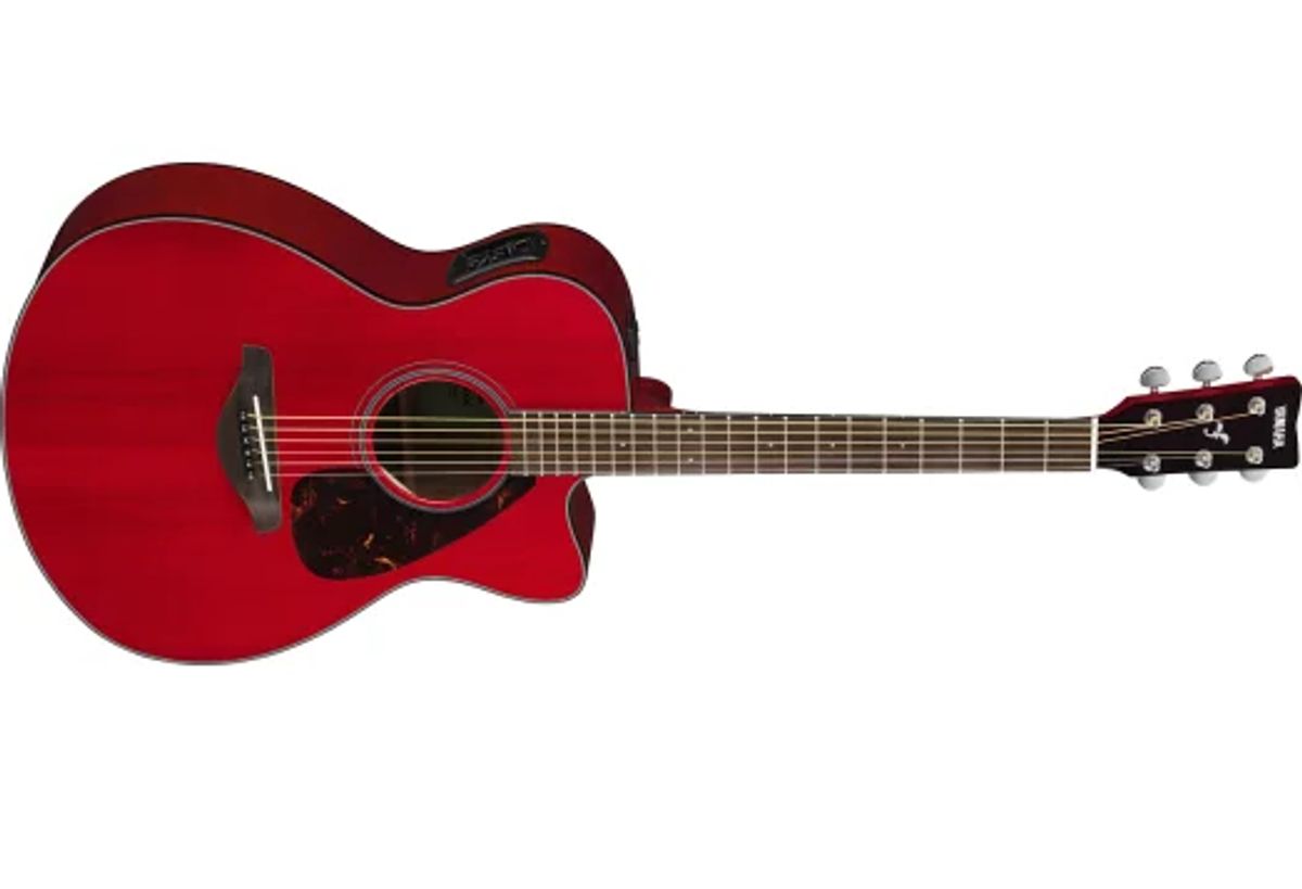 Yamaha FSX800C Western Guitar (Ruby Red II)