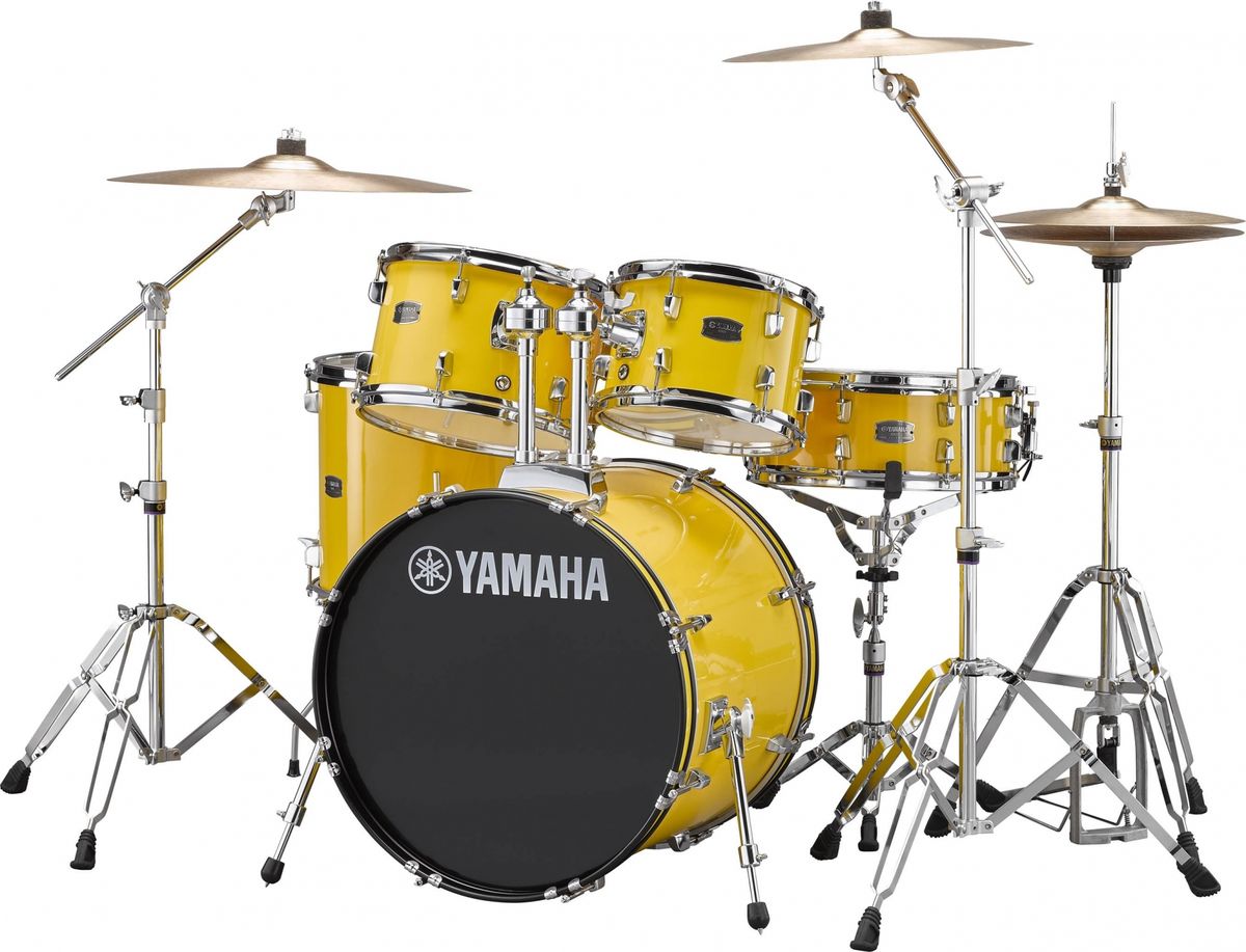 Yamaha Rydeen Studio Trommesæt - inkl. hardwarepakke og bækkener - Mellow Yellow