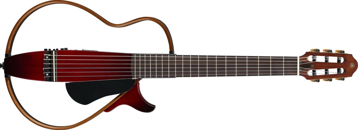 Yamaha SLG200N Silent Guitar Nylon (Crimson Red Burst)