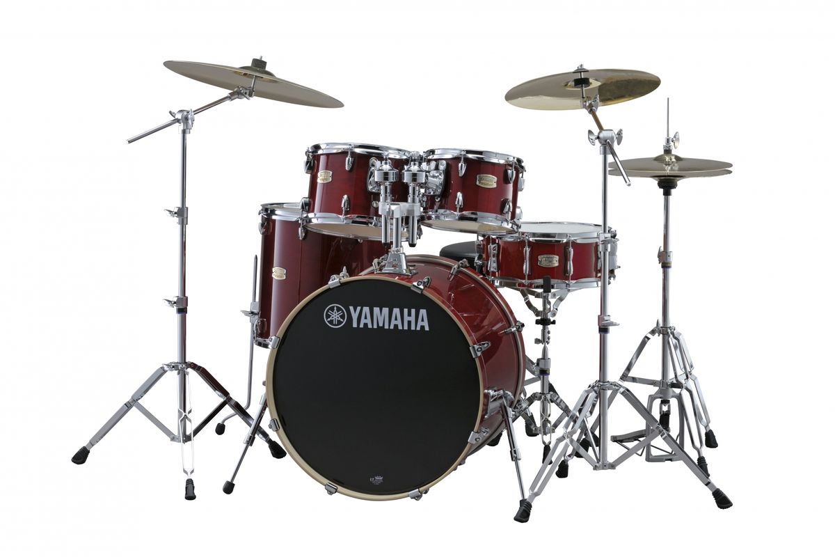 Yamaha Stage Custom Birch Standard Trommesæt (Cranberry Red)