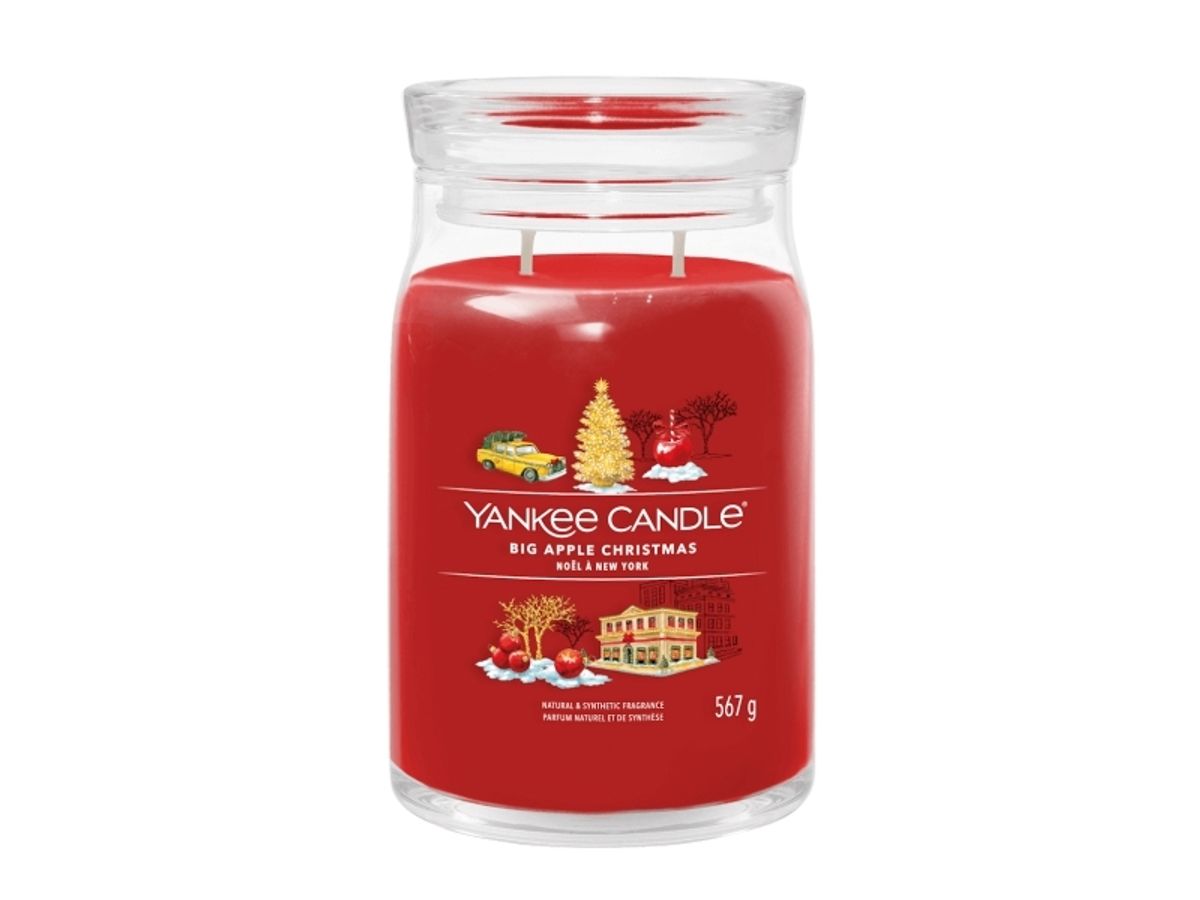 Yankee Candle Big Apple Christmas, Cylinder, Rød, 1 Stk