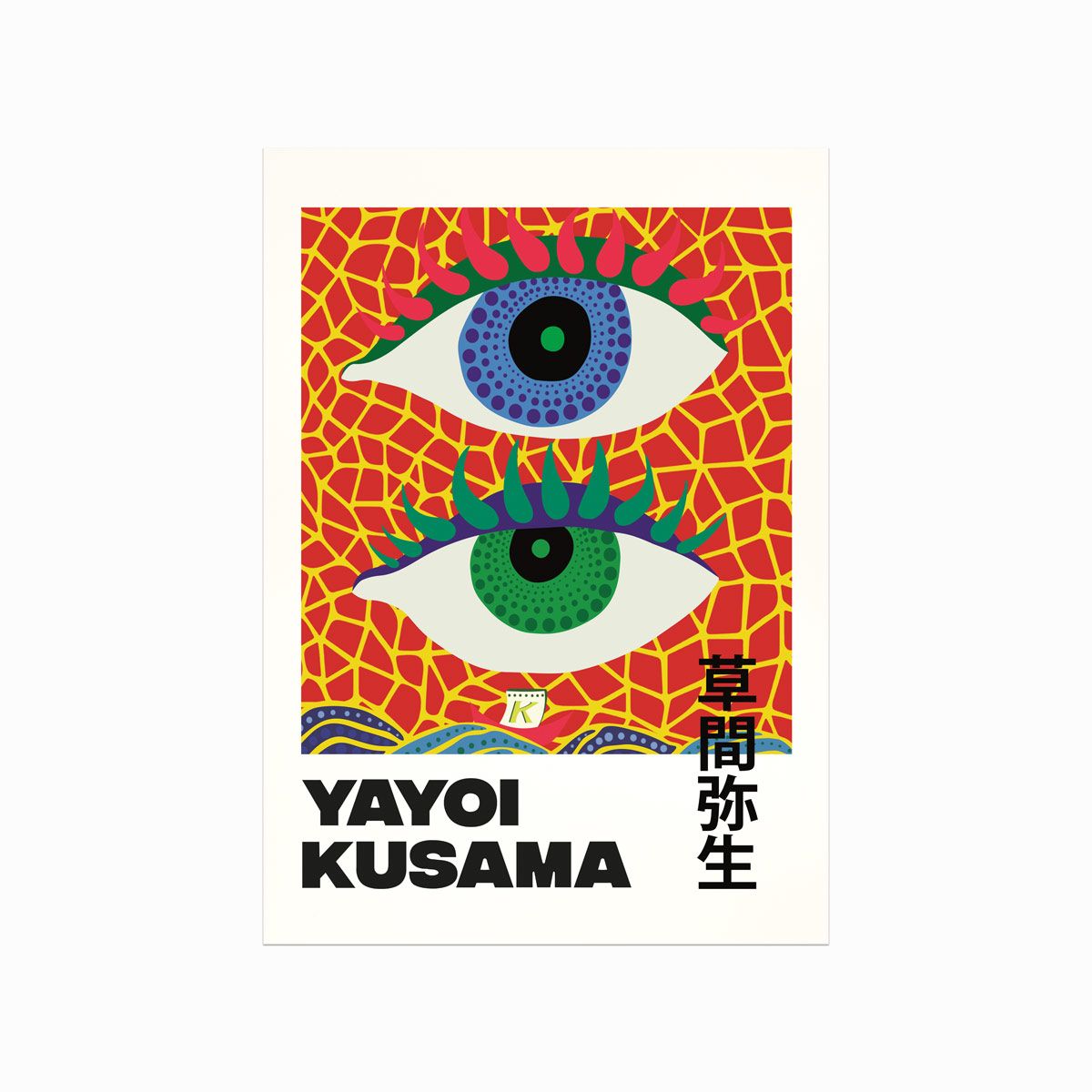 Yayoi Kusama plakat Eyes