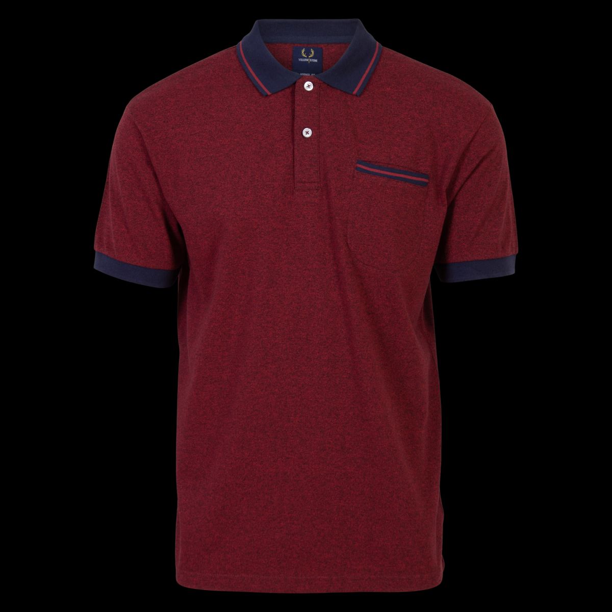 Yellowstone Eagle Herre Polo - Tango Red - 2XL