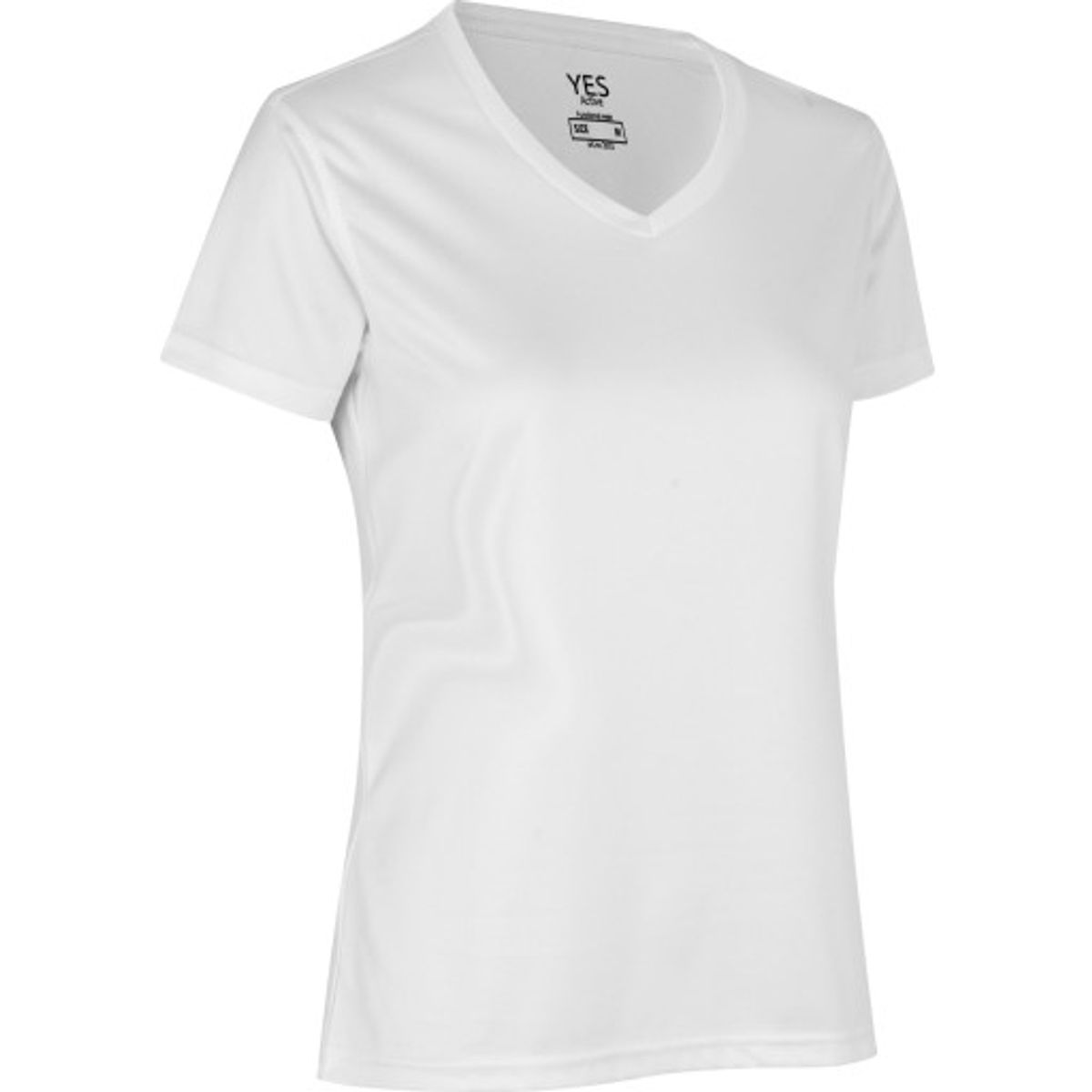 YES ACTIVE DAME T-SHIRT HVID 2