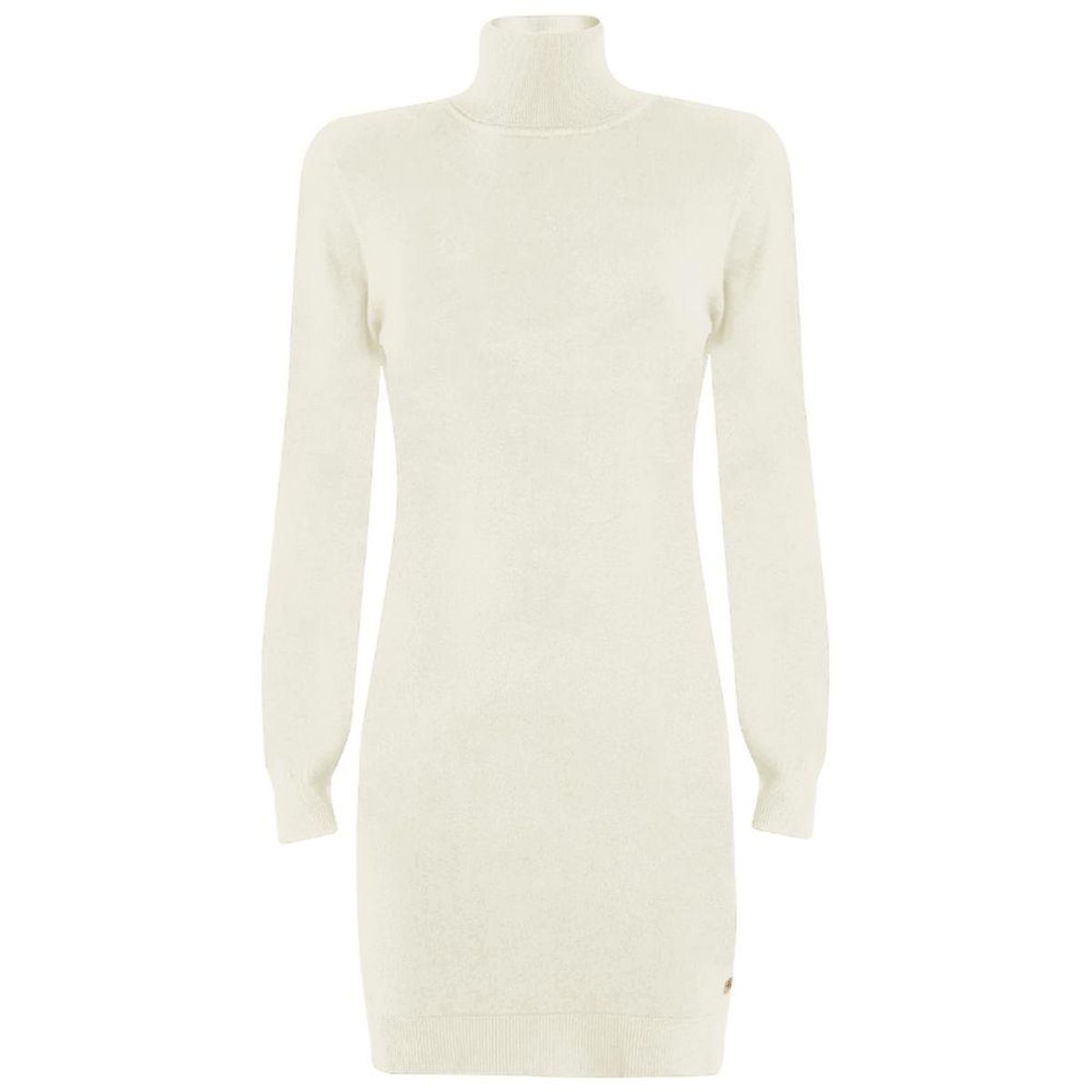 Yes Zee White Viscose Dress