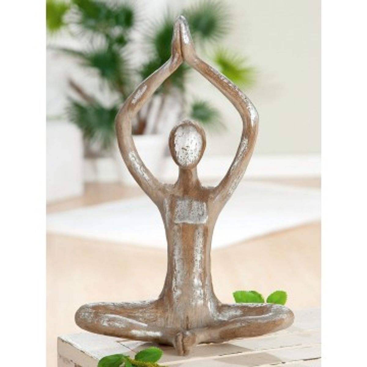 Yoga figur 37 cm - Sølv - Yoga Figur - GodKarmaShop