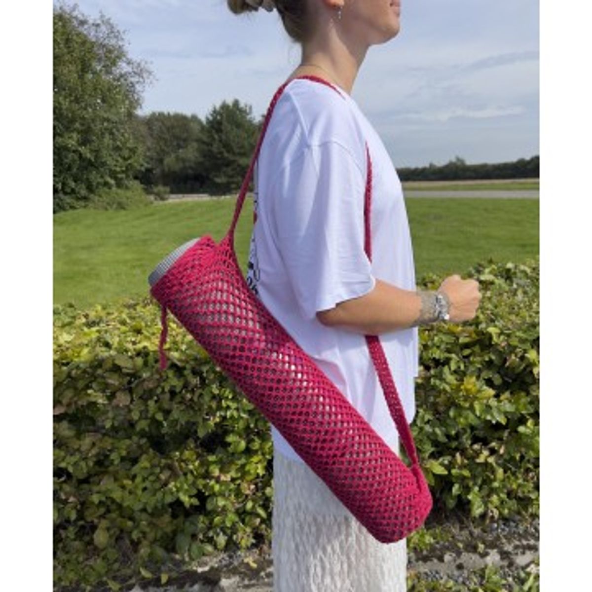 Yoga taske - rød - Yoga taske - GodKarmaShop