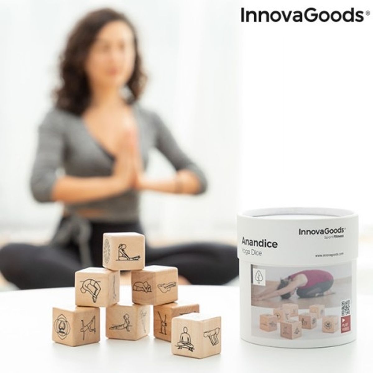 Yoga terningespil Anandice 7 Dele - InnovaGoods