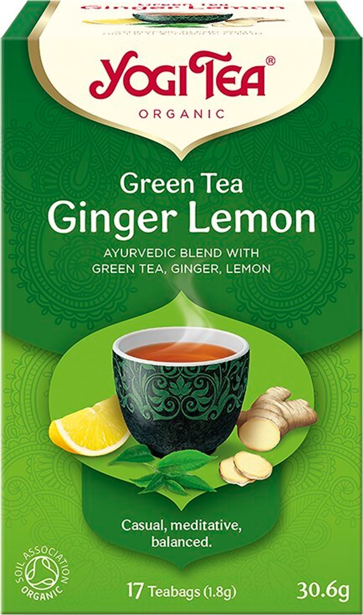 Yogi - Green Ginger Lemon Tea, Økologisk