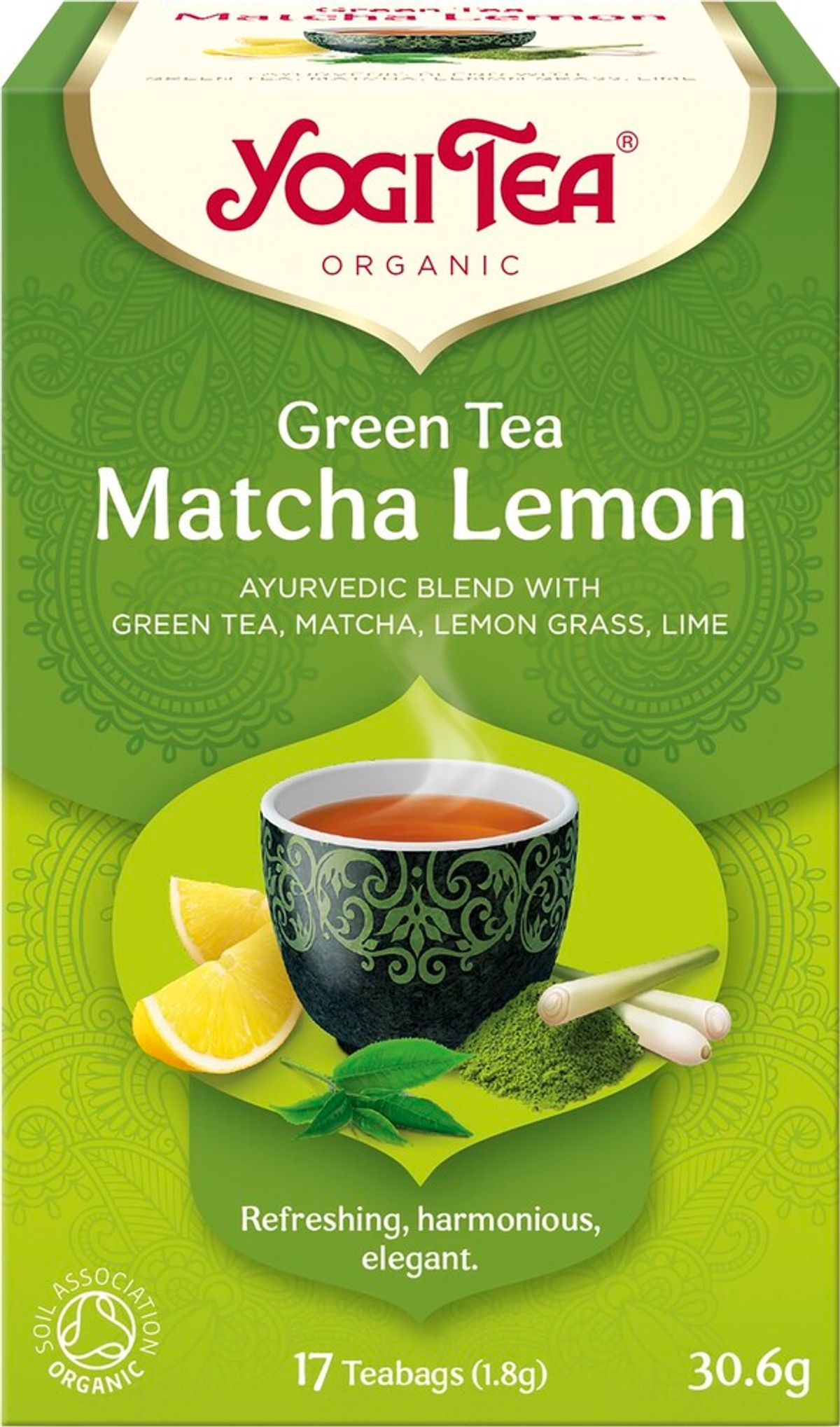 Yogi - Green Matcha Lemon Tea, Økologisk