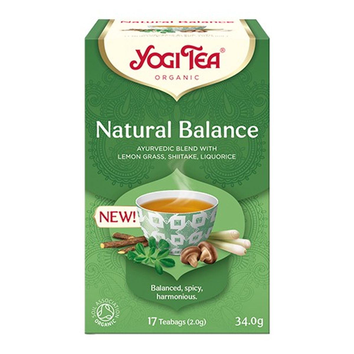 Yogi Tea Natural balance, økologisk - 17 breve - Yogi