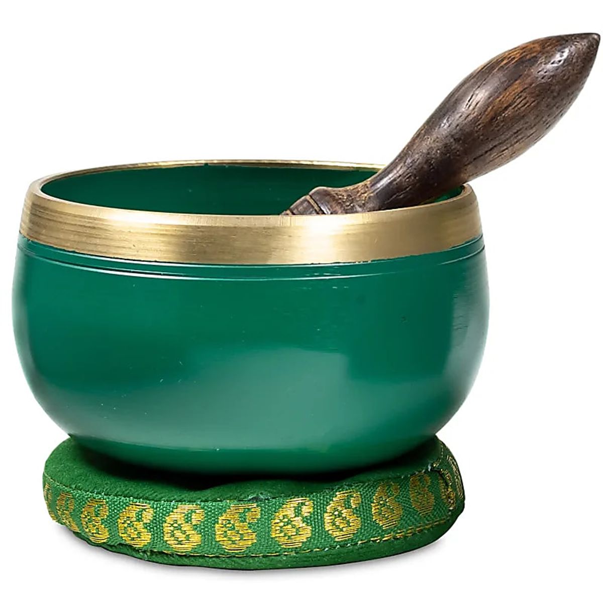 YOGI & YOGINI - GAVEÆSKE M. TIBETANSK SYNGESKÅL TIL HJERTE CHAKRA - singing bowl - Yogi & Yogini - StudioBuus