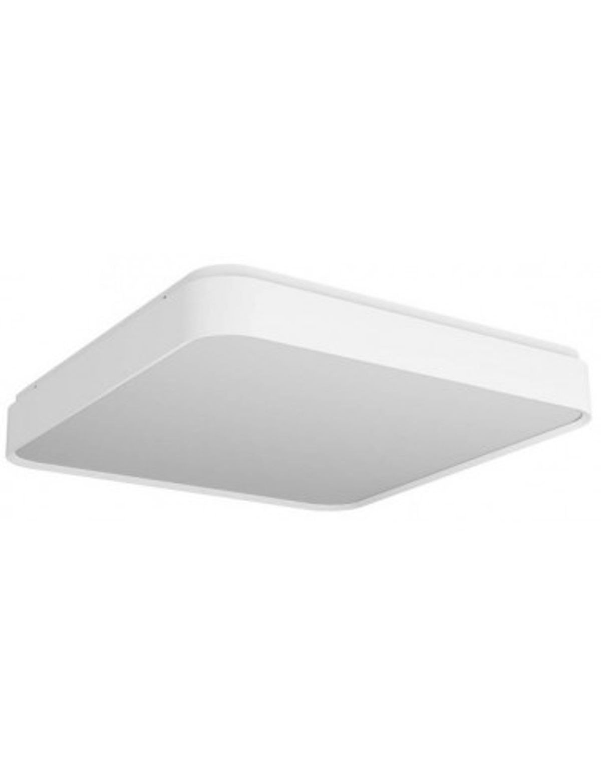 YOMO Plafond i aluminium og akryl 49,6 x 49,6 cm 1 x 60W SMD LED - Mat hvid