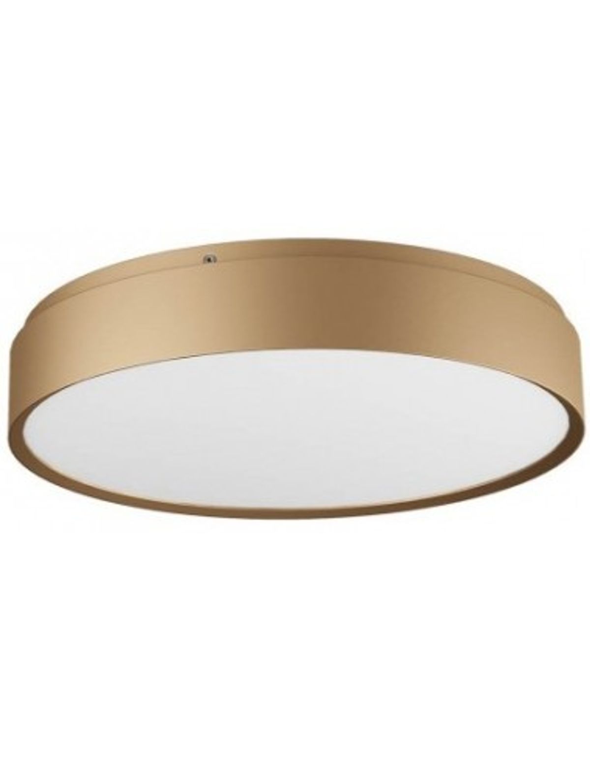 YOMO Plafond i aluminium og akryl Ø37 cm 1 x 43,6W SMD LED - Mat guld