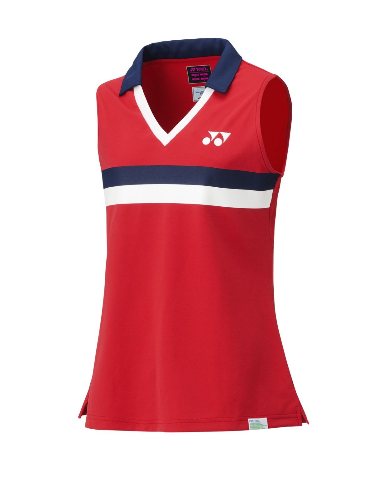 Yonex 75th Dame Sleeveless Polo 20627A Ruby Red