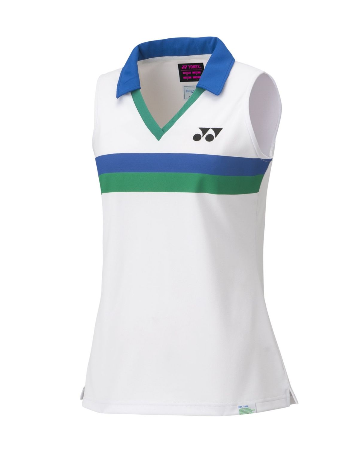 Yonex 75th Dame Sleeveless Polo 20627A White