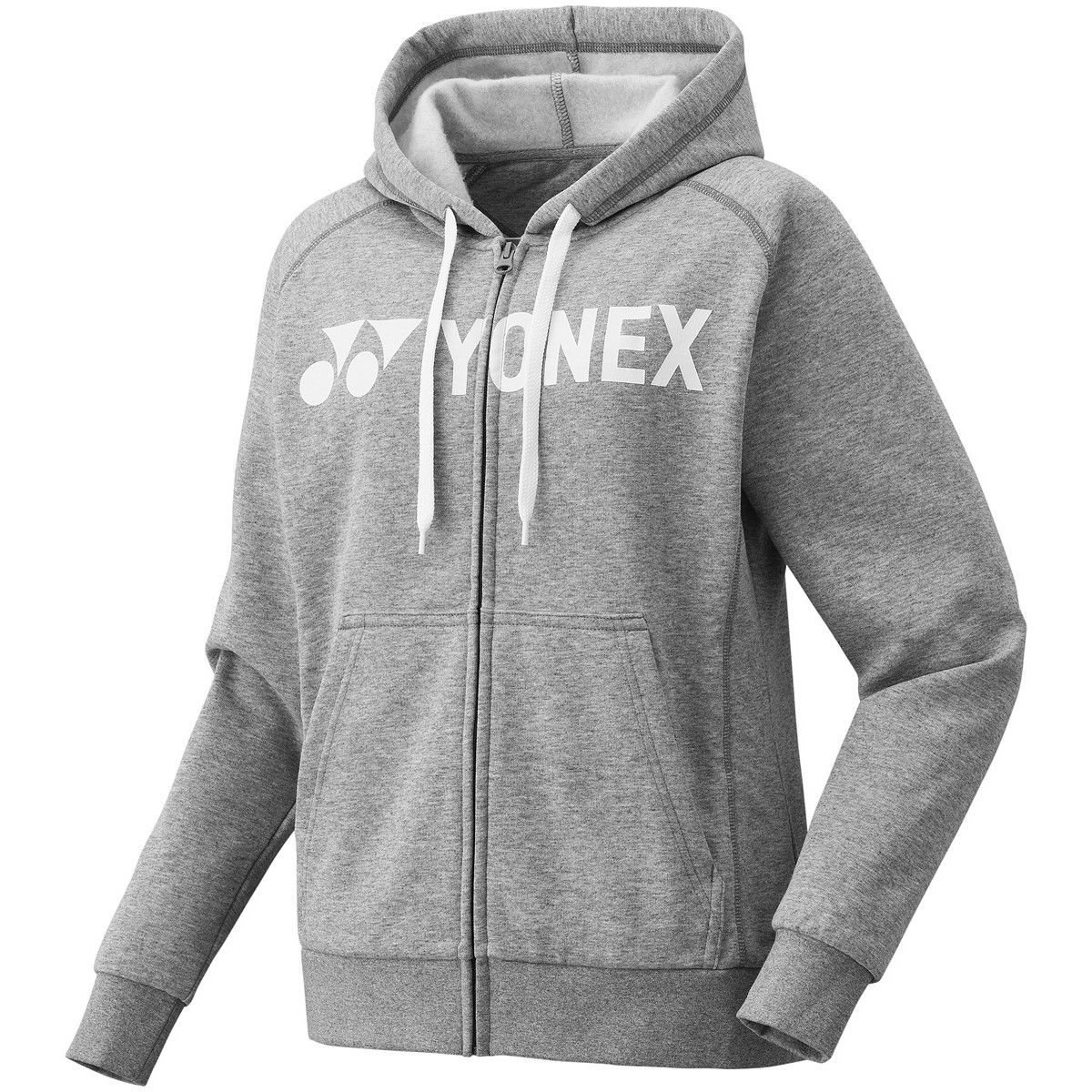 Yonex Full Zip Club Team Hoodie YM0018EX Grå