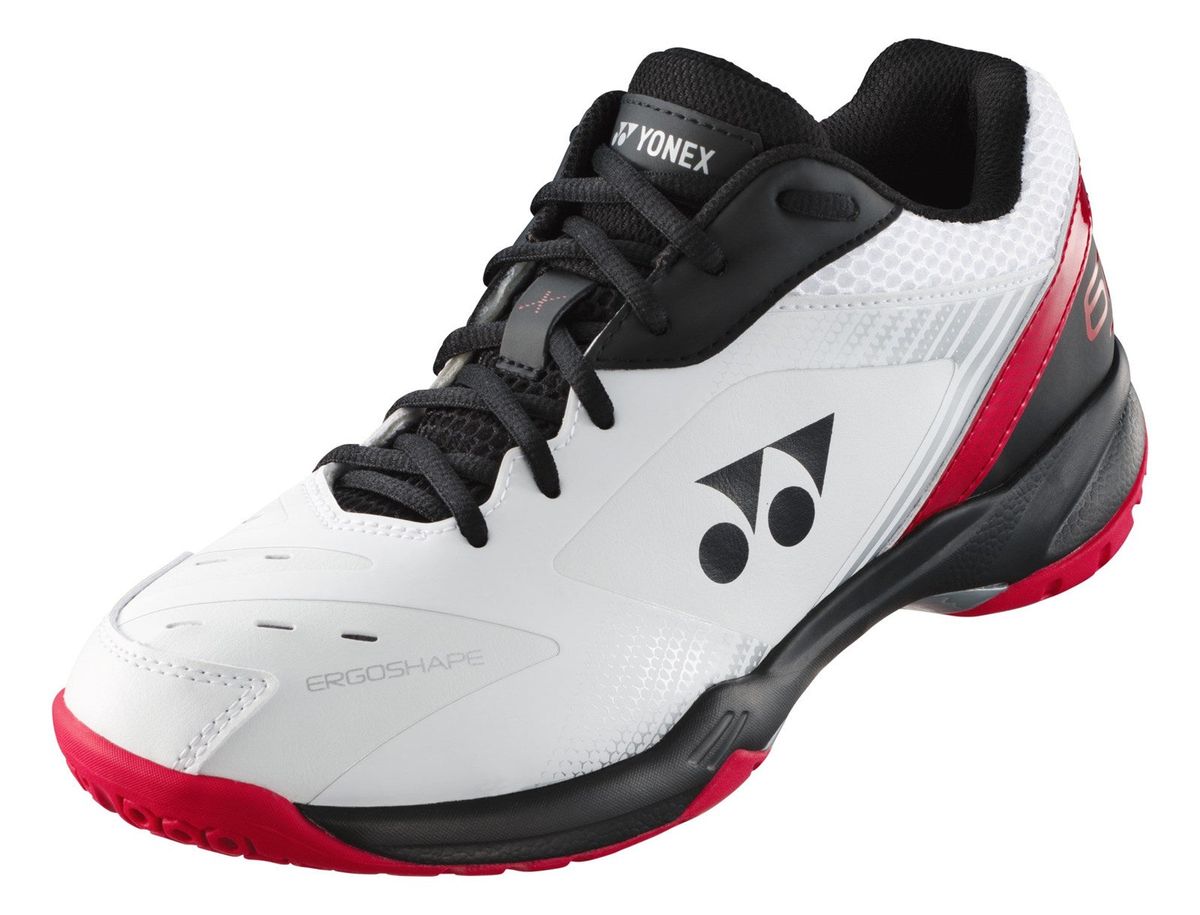 Yonex SHB 65 X 3 Badmintonsko (White/Red) - 39.5