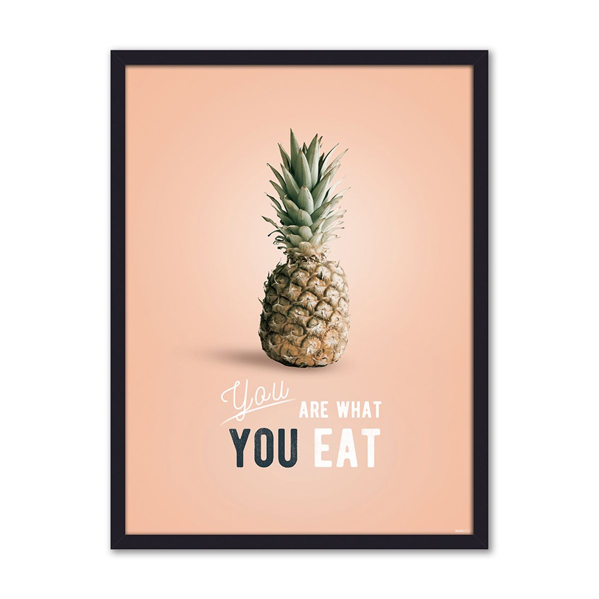 You are - 30x40 med sort ramme