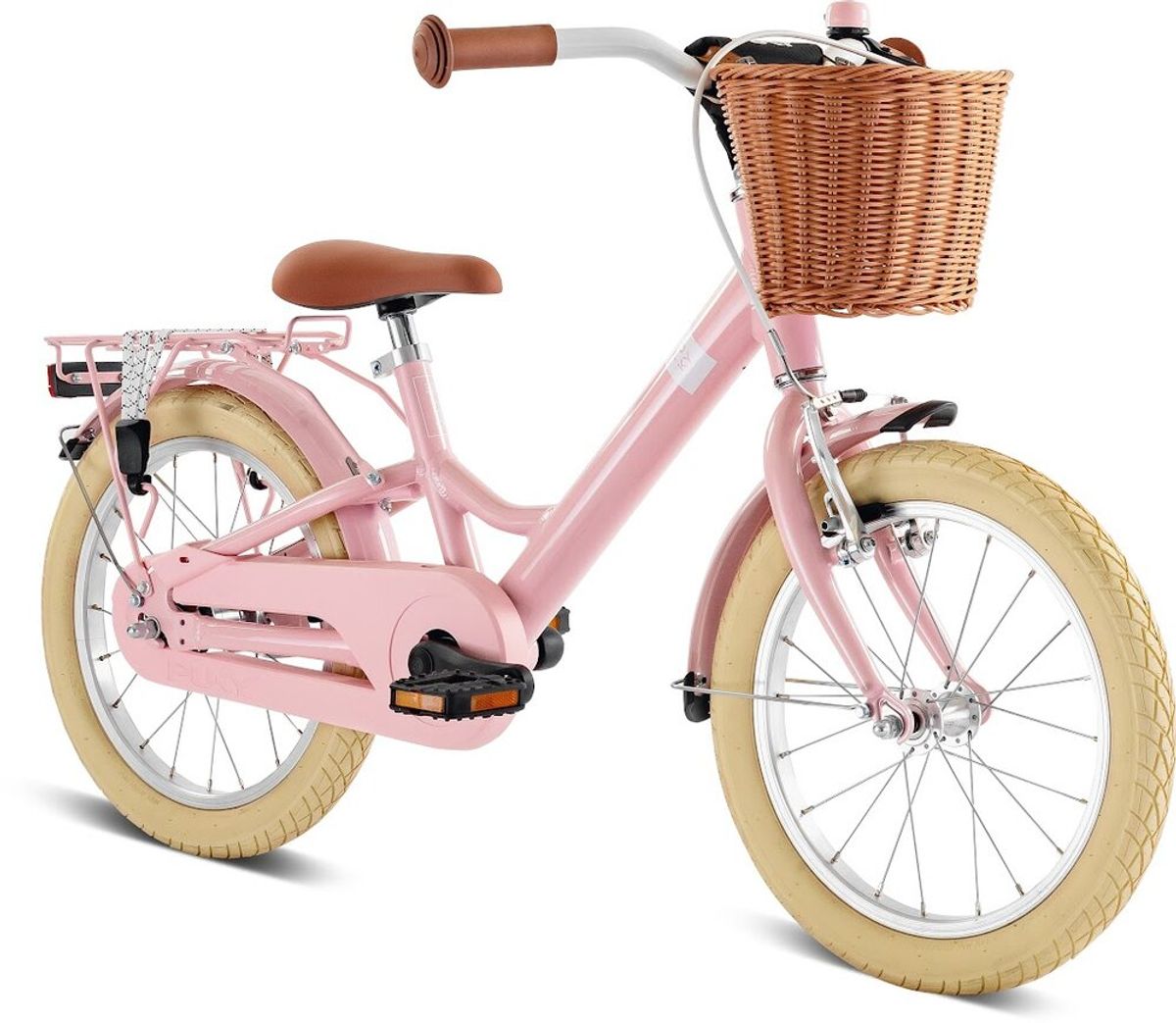 Youke Classic 16,Alu legecykel med kurv retro rose