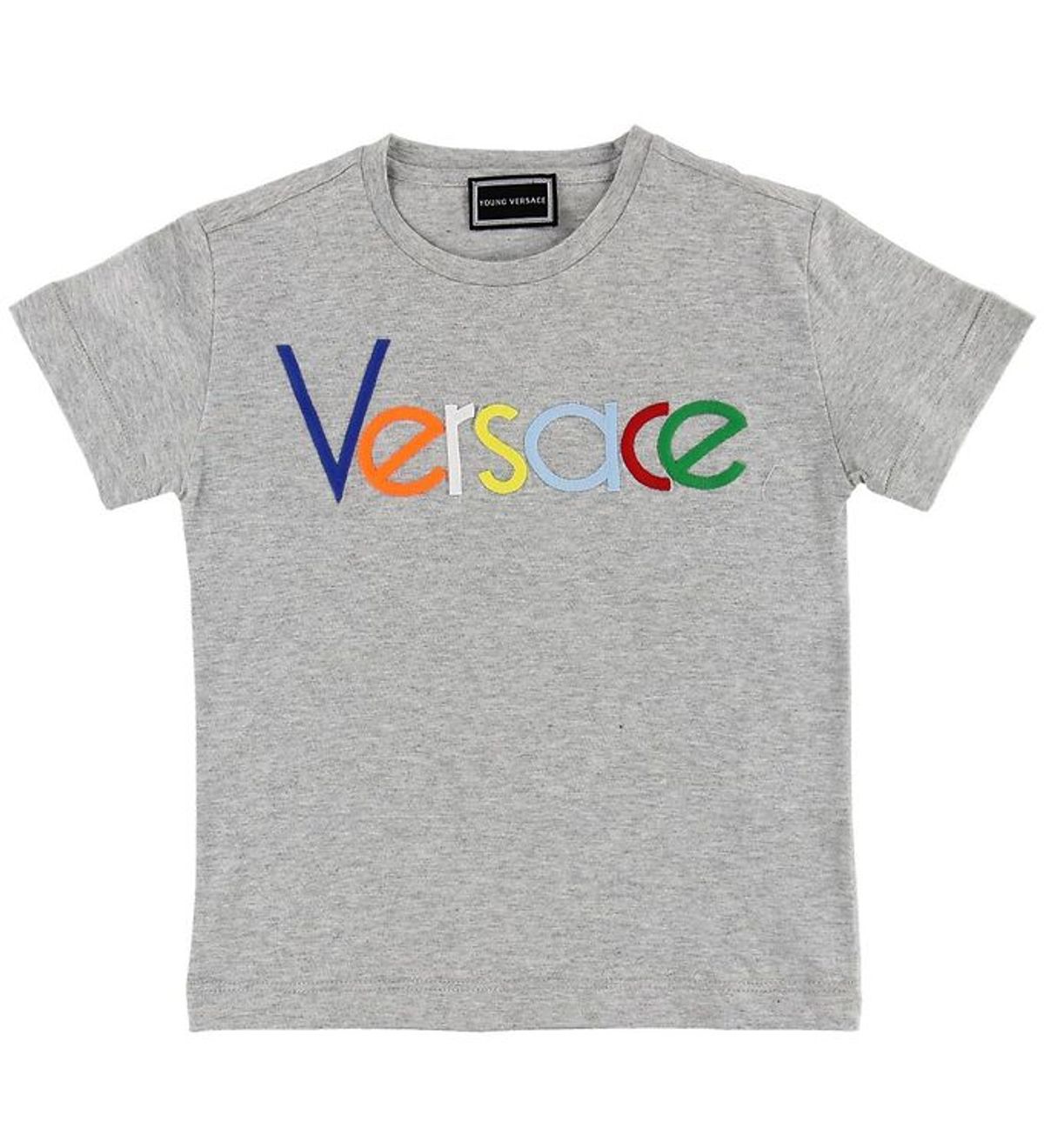 Young Versace T-shirt - Gråmeleret m. Farver