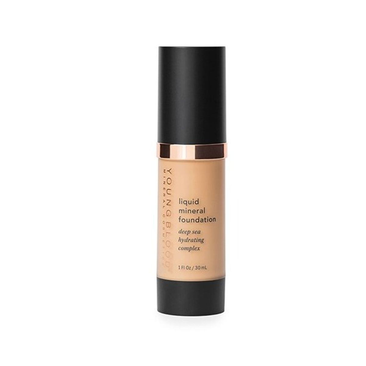 Youngblood, Liquid Mineral Foundation, Golden Tan (Neutral), 30 ml.